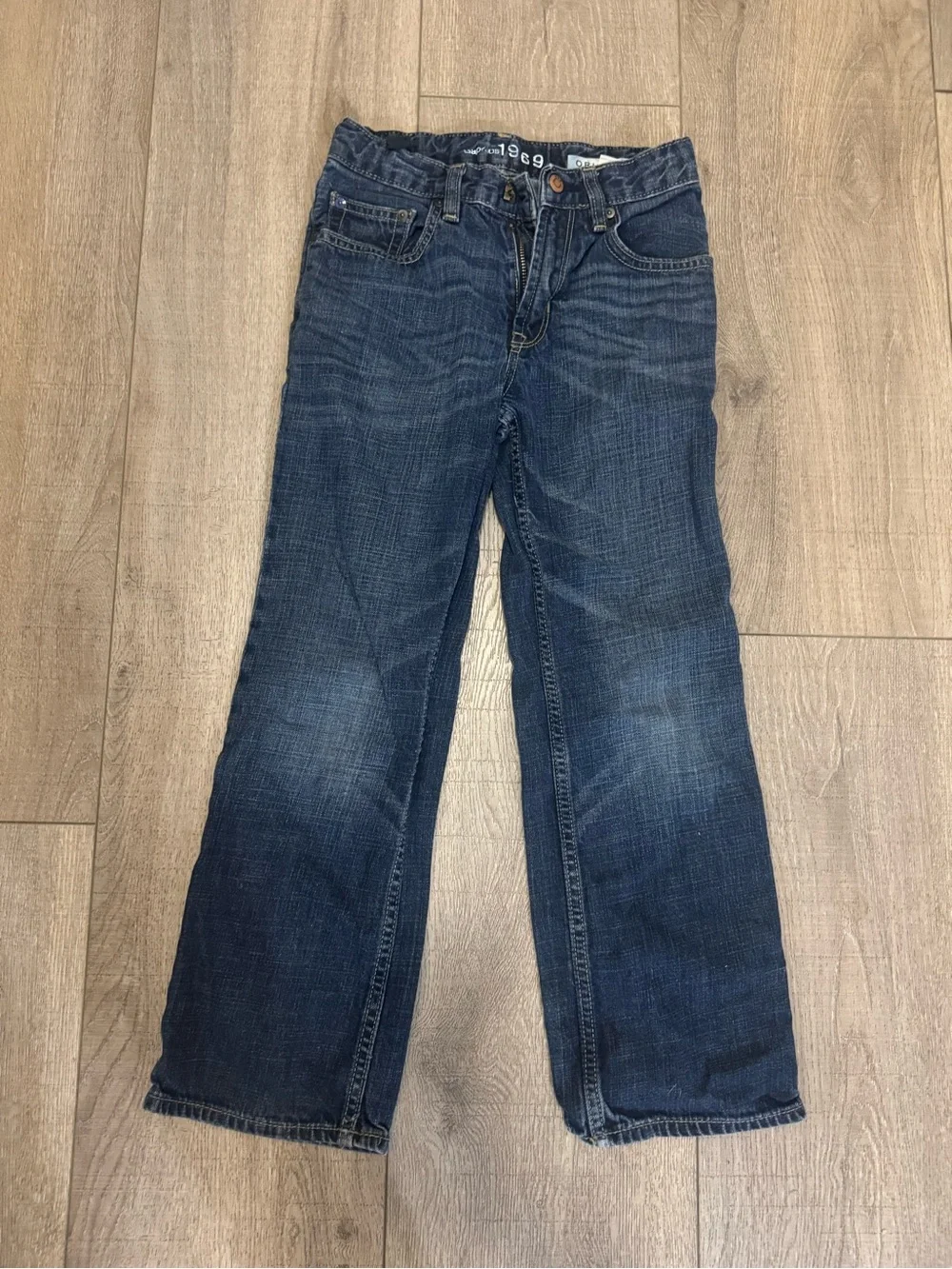 GAP Dark Blue Kids Bootcut Jeans